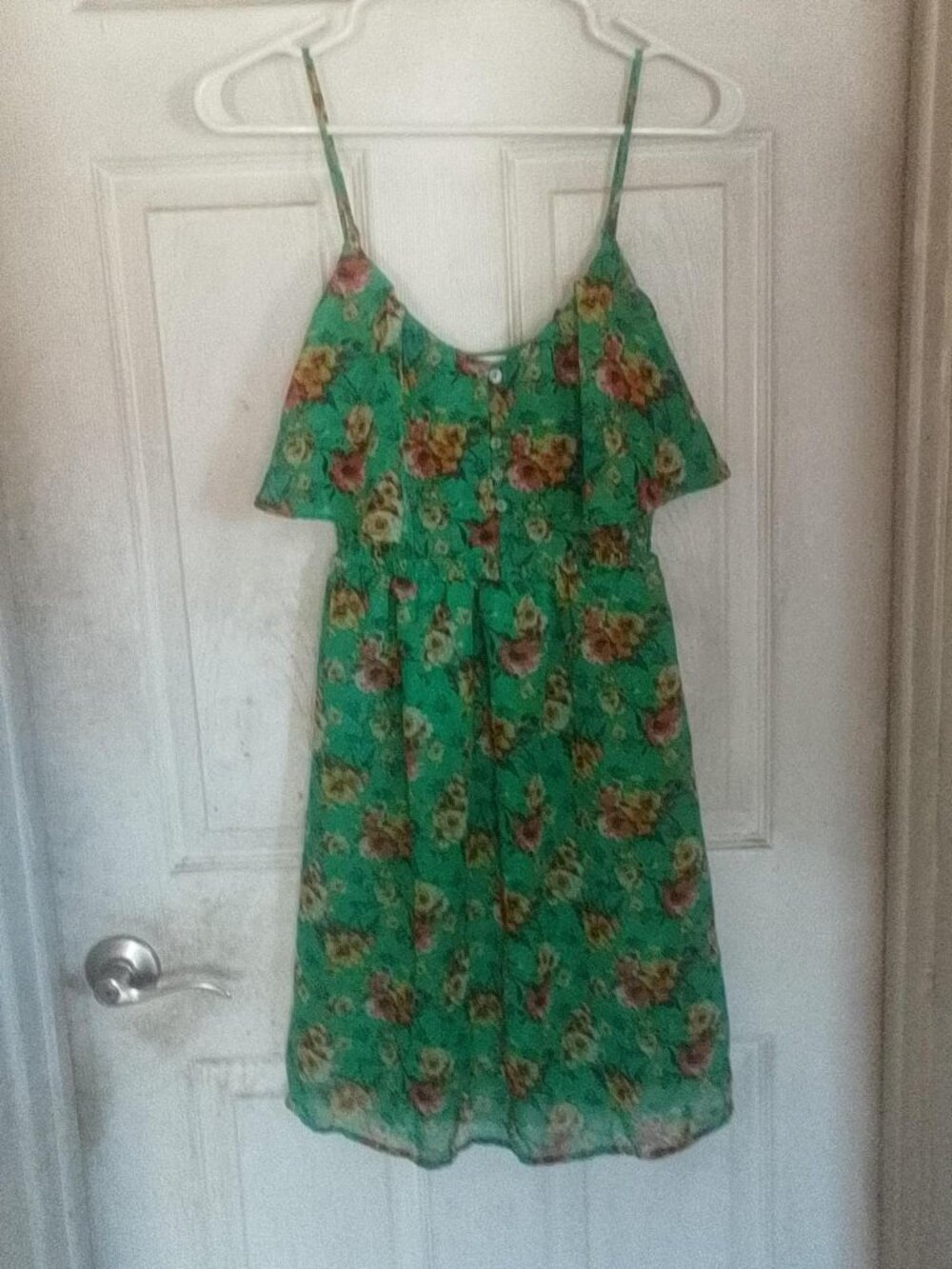 Green Floral Dress